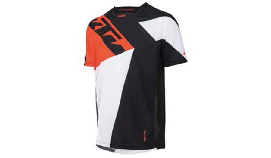 CAMISOLA KTM FACTORY ENDURO M/CURT PRET/BR/LAR(S)