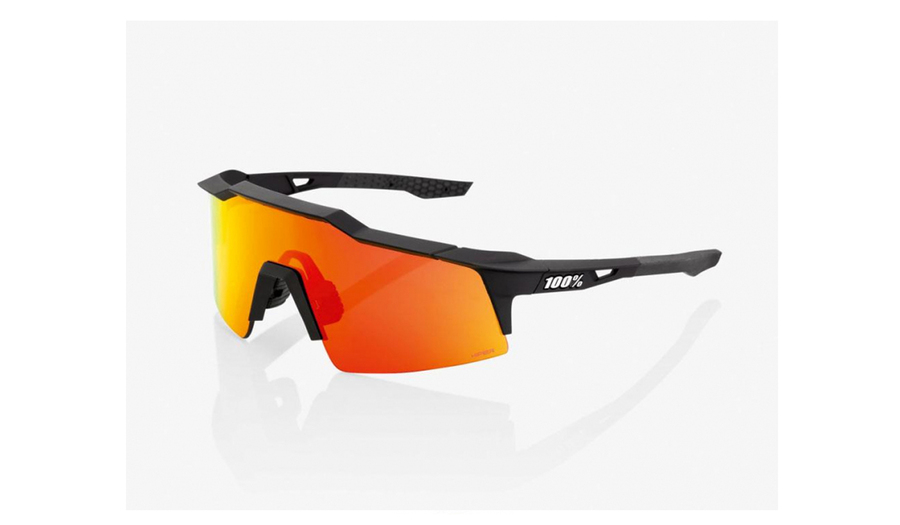 OCULOS 100% SPEEDCRAFT SL PRETO LENTES HiPER RED