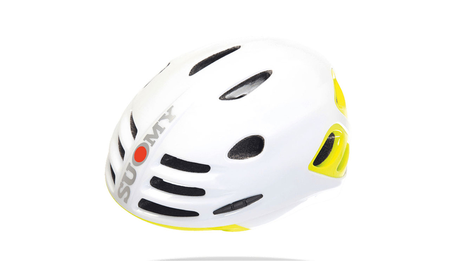 CAPACETE SUOMY SFERA WHITE GLOSSY/YELLOW 